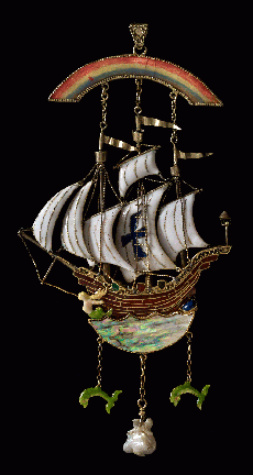 4 galleon pendant 4 galleon pendant
