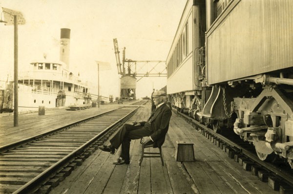 Candid at Knights Key opening 1908 Candid at Knights Key opening 1908