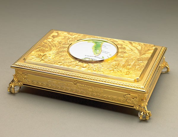 Gold Telegram Box Gold Telegram Box